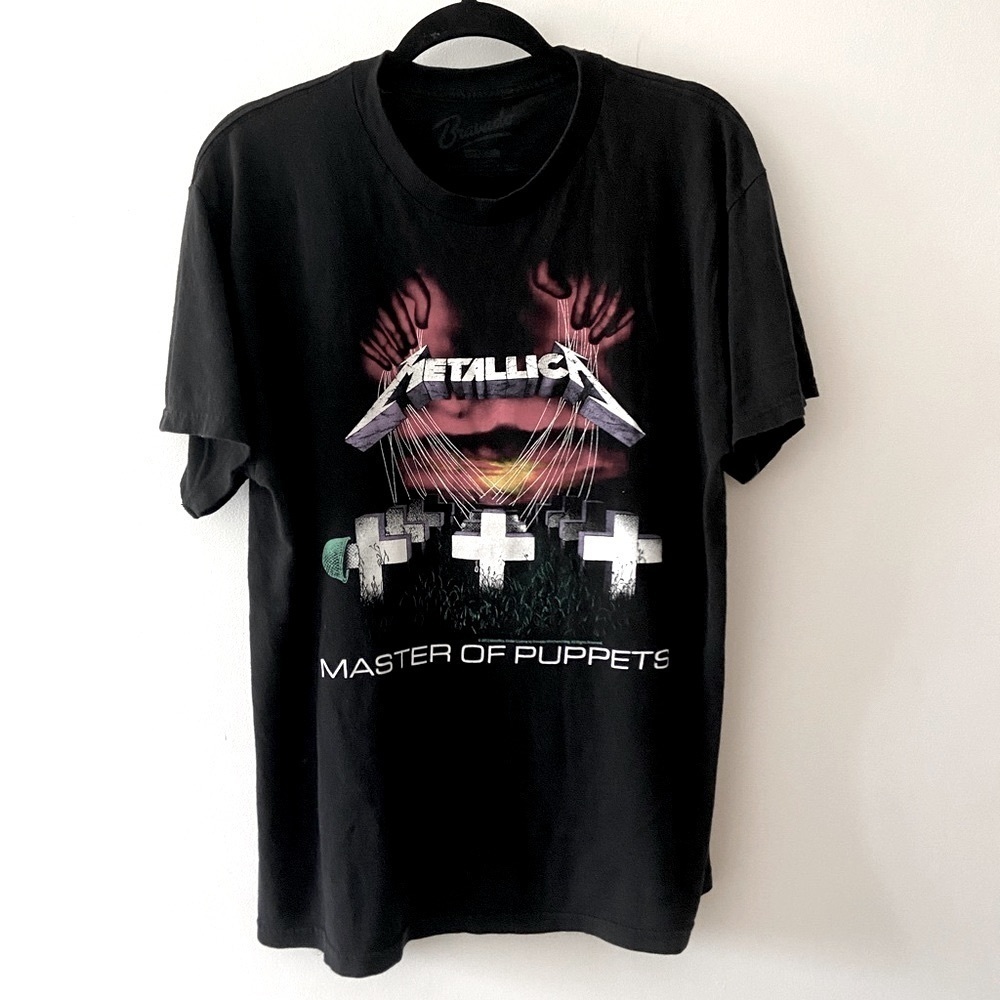 Metallica ‘Master of Puppets’ Rock Band T-shirt  L 🎸 slight oversized unisex‌‌